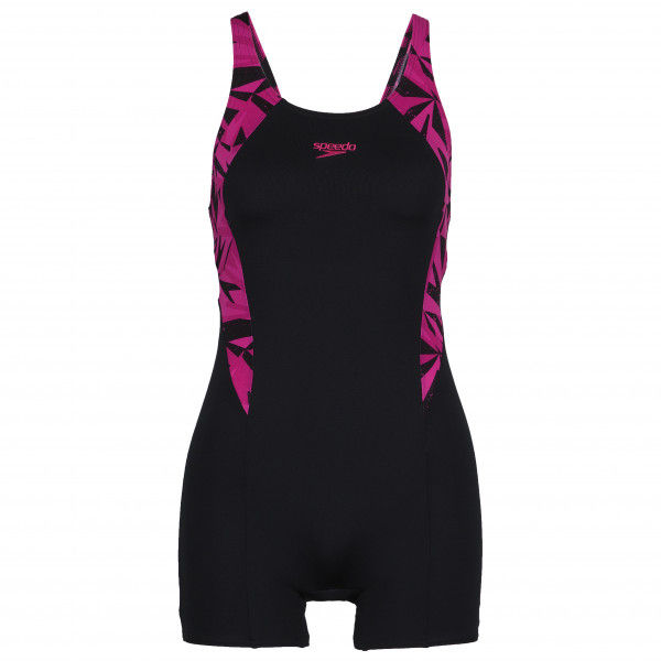 Speedo - Women's Hyperboom Splice Legsuit - Badeanzug Gr 34 schwarz