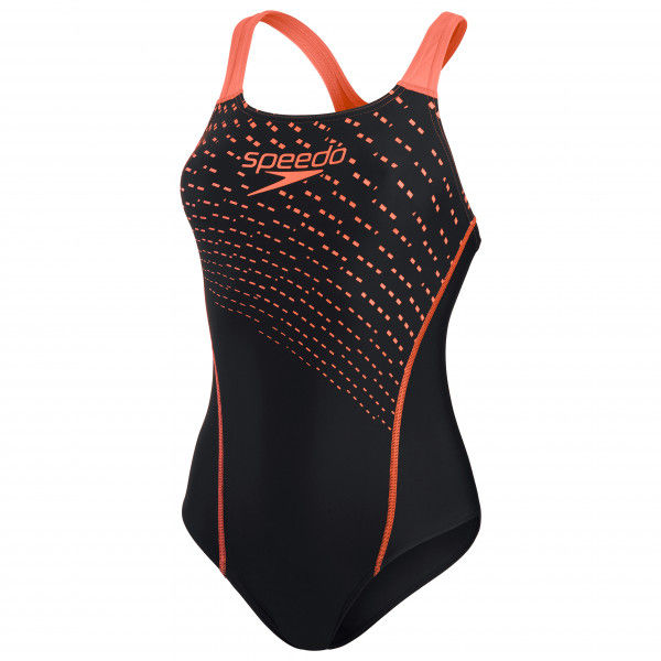 Speedo - Women's Medley Logo Medalist - Badeanzug Gr 34 schwarz