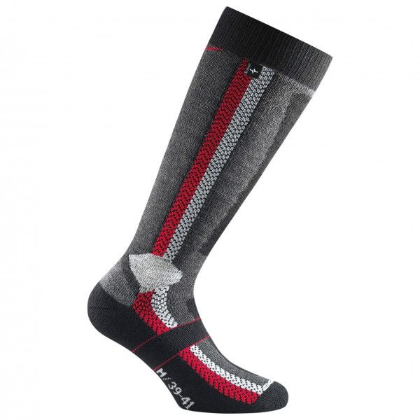 Rohner - Ski Power L/R - Skisocken Gr 36-38 - S grau