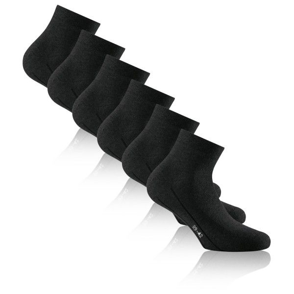 Rohner - Basic Sneaker Plus 3er Pack - Multifunktionssocken Gr 35-38 weiß