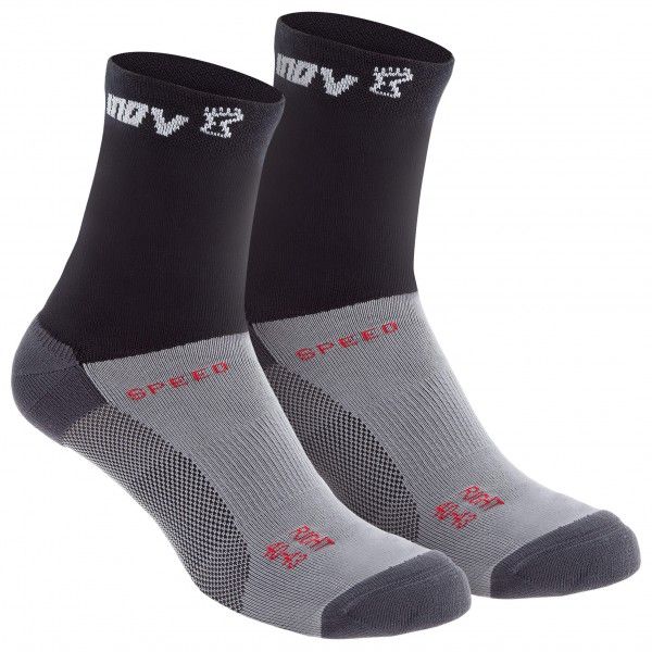 Inov-8 - Speed Sock High - Laufsocken Gr M schwarz/grau