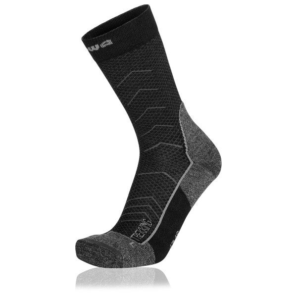 Lowa - Socken Trekking - Wandersocken Gr 2,5/3,5 schwarz/grau