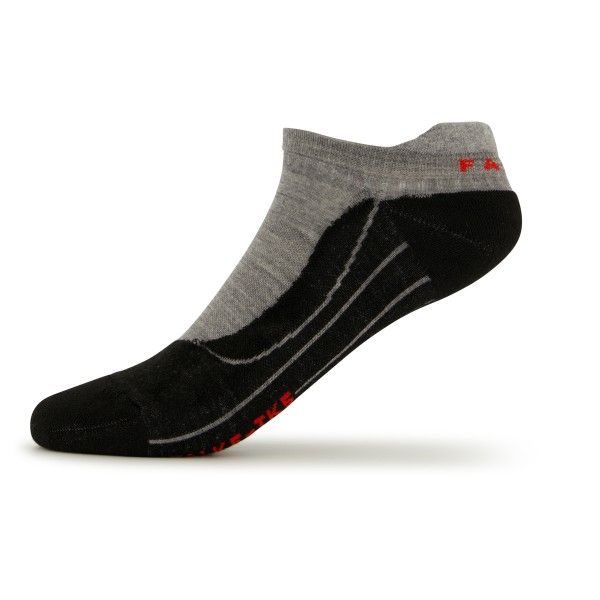 Falke - TK5 Invisible - Wandersocken Gr 39-41 grau/schwarz