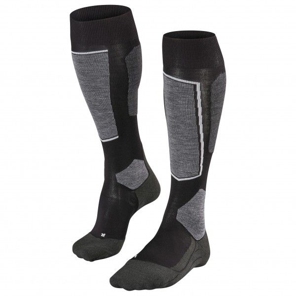 Falke - SK 6 - Skisocken Gr 46-48 grau/blau/schwarz