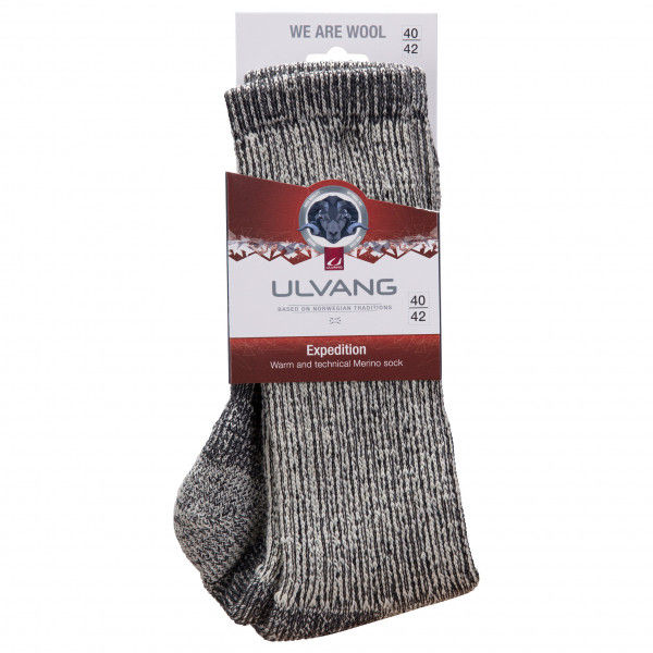 Ulvang - Expedition - Merinosocken Gr 34-36 grau