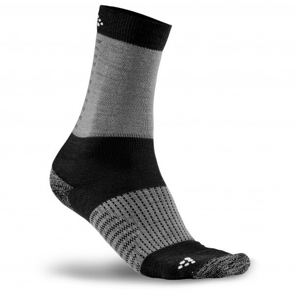Craft - XC Training Sock - Multifunktionssocken Gr 34-36 grau/schwarz