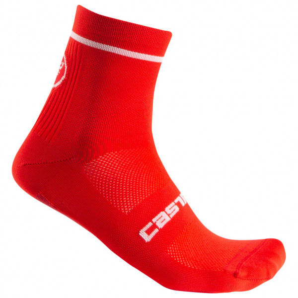 Castelli - Entrata 9 Sock - Radsocken Gr L/X rot