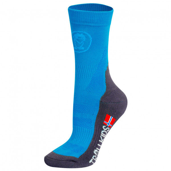 Trollkids - Kids Trekking Mid Cut Socks II - Wandersocken Gr 23-26 blau