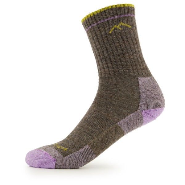 Darn Tough - Women's Hiker Micro Crew Midweight with Cushion - Wandersocken Gr L grau