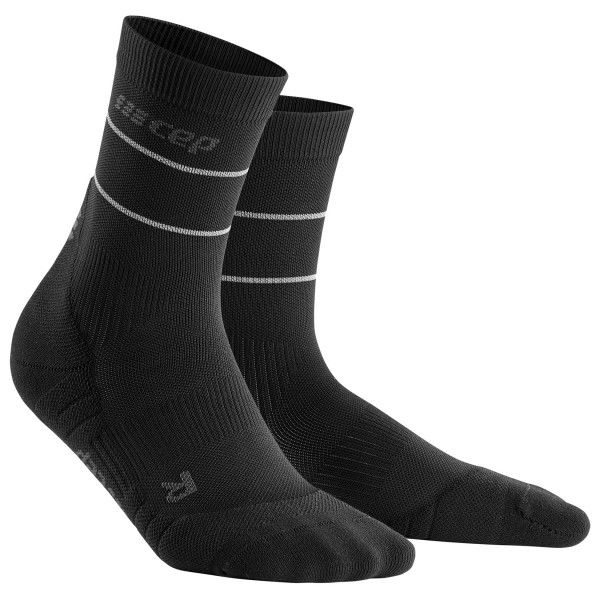 CEP - Women's Reflective Mid Cut Socks - Laufsocken Gr II schwarz