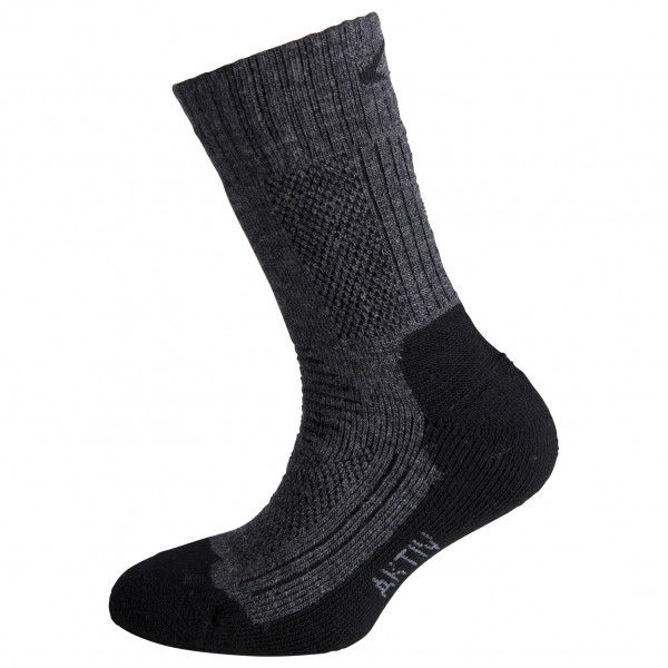 Ulvang - Junior's Aktiv - Merinosocken Gr 25-27 schwarz