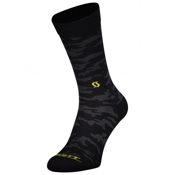 Scott - Sock Trail Camo Crew - Laufsocken Gr 45-47 schwarz