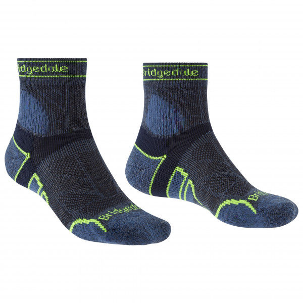 Bridgedale - Trail Run Lightweight Merino Sport 3/4 Crew I - Laufsocken Gr S schwarz