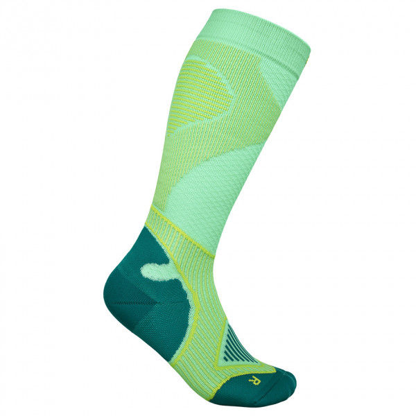 Bauerfeind Sports - Women's Outdoor Performance Compr. Socks - Kompressionssocken Gr 35-37 - L: 41-46 cm grün