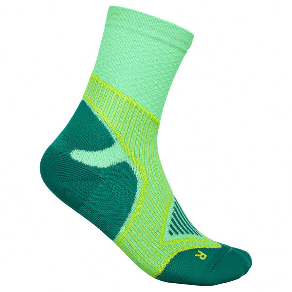 Bauerfeind Sports - Women's Outdoor Perform. Mid Cut Socks - Wandersocken Gr 35-37 grün/türkis