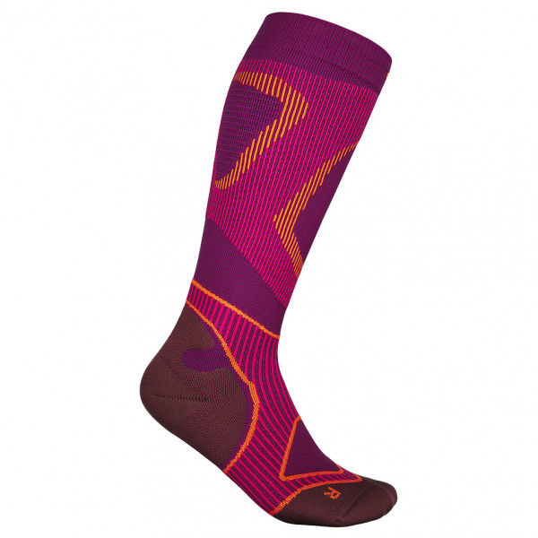 Bauerfeind Sports - Women's Run Performance Compr. Socks - Kompressionssocken Gr 35-37 - L: 41-46 cm lila/rosa