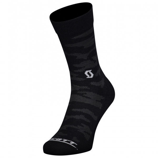 Scott - AS Trail Camo Crew - Radsocken Gr 36-38 schwarz