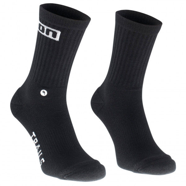 ION - Socks Logo - Radsocken Gr 35-38 grau