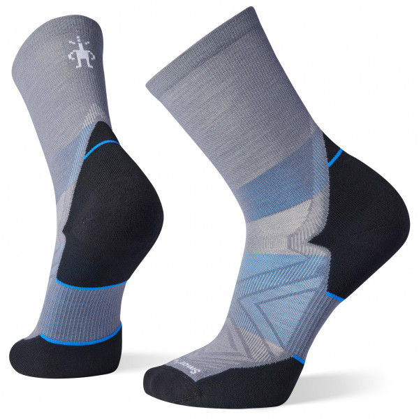 Smartwool - Performance Run Targeted Cushion Mid Crew - Laufsocken Gr M grau