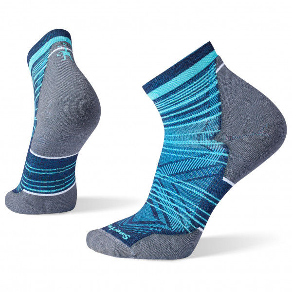 Smartwool - Performance Run Targeted Cushion Pattern Ankle - Laufsocken Gr M blau