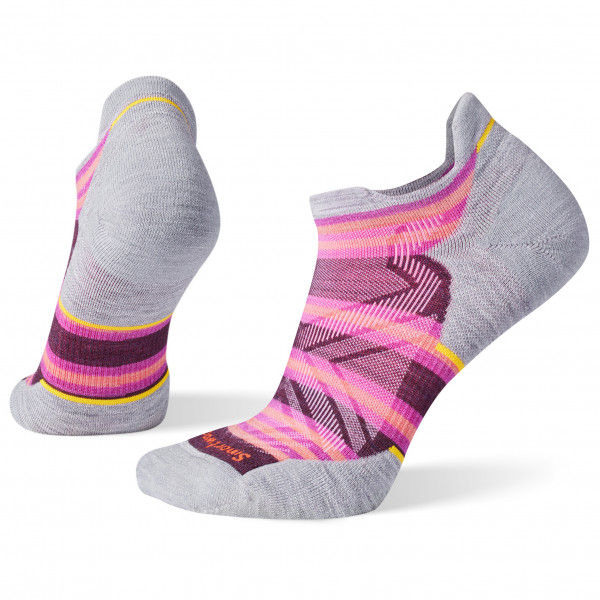 Smartwool - Women's Run Targeted Cushion Stripe Low Ankle - Laufsocken Gr S grau