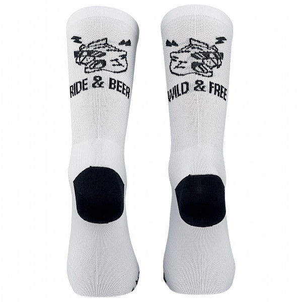 Northwave - Ride & Beer Sock - Radsocken Gr S grau/schwarz