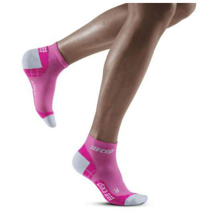 CEP - Women's Ultralight Low-Cut Socks - Laufsocken Gr II rosa/rot