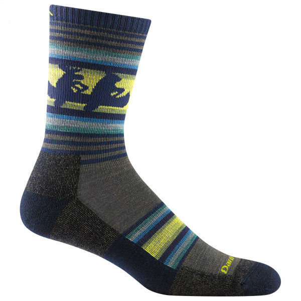 Darn Tough - Willoughby Micro Crew Lightweight with Cushion - Wandersocken Gr M schwarz