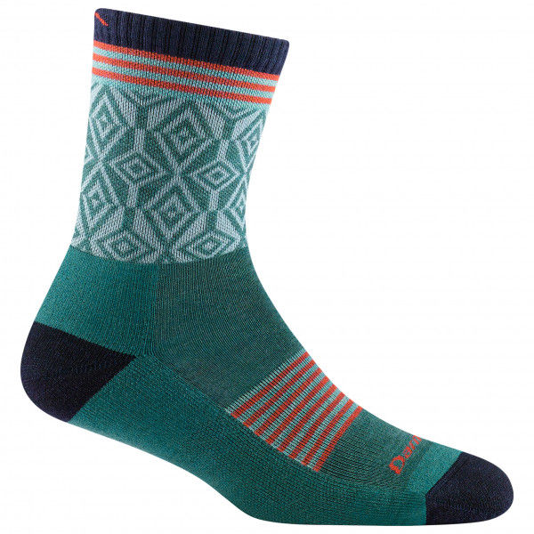 Darn Tough - Women's Sobo Micro Crew Lightweight w/ Cushion - Wandersocken Gr L blau