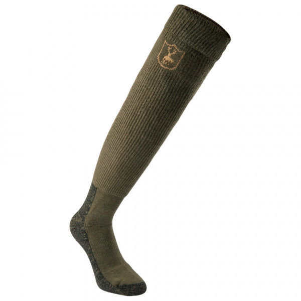 Deerhunter - Long Wool Socks Deluxe - Merinosocken Gr 44/47 oliv