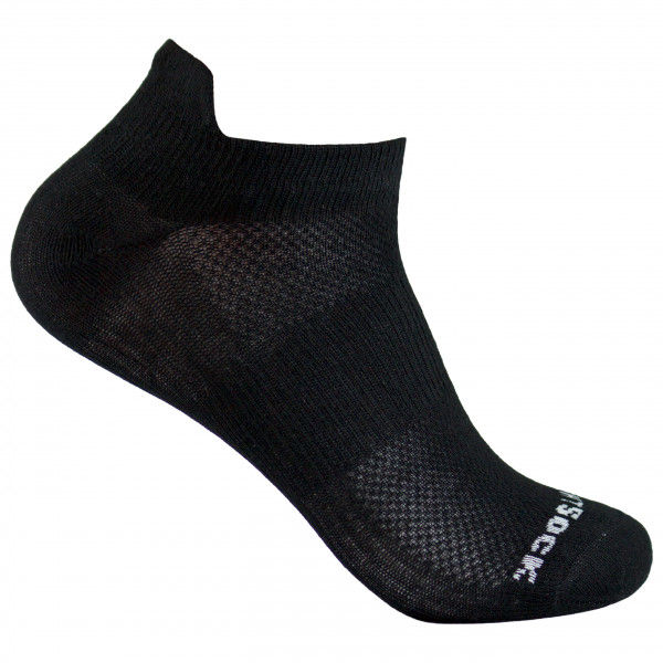 Wrightsock - Coolmesh II Low Tab - Multifunktionssocken Gr S schwarz