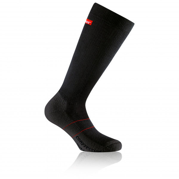 Rohner - Compression Outdoor Light - Wandersocken Gr 36-38 schwarz