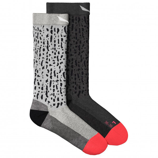 Salewa - Women's MTN TRN Sal. AM Crew Sock - Wandersocken Gr 39-41 grau