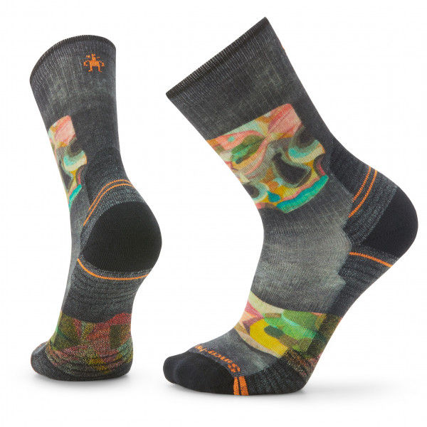Smartwool - Hike Light Cushion Def Lyfe Print Crew - Wandersocken Gr M grau