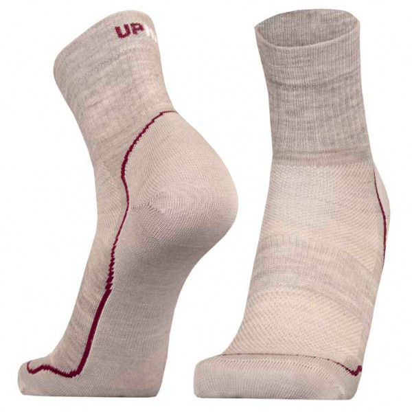 UphillSport - Frost Trail Running 2-Layer Ventilated L3 w Merino - Laufsocken Gr 35-38 grau