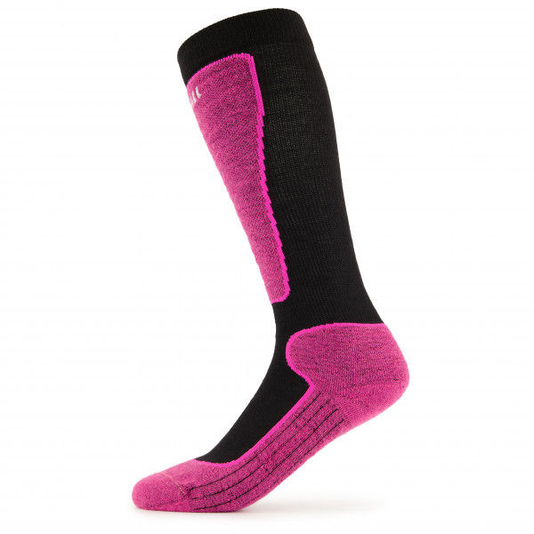 UphillSport - Valta Alpine Ski 4-Layer Shin Cushioned M5 Merino - Skisocken Gr 35-38 rosa/schwarz