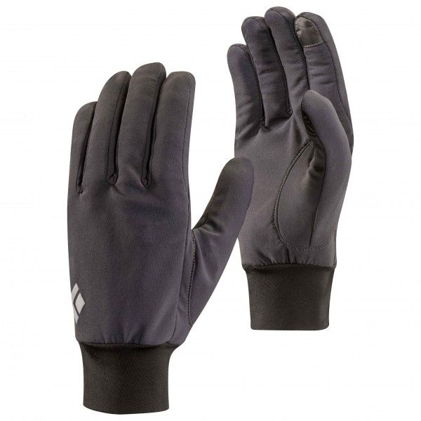Black Diamond - Lightweight Softshell - Handschuhe Gr XS grau