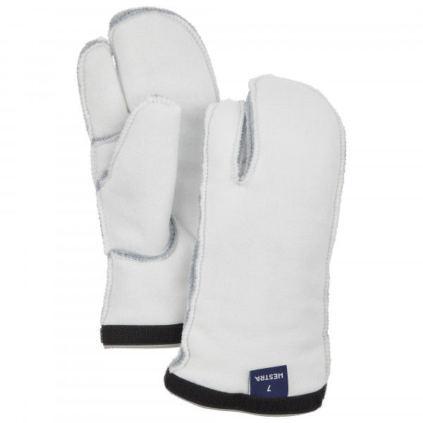 Hestra - Women's Heli Ski Liner 3 Finger - Handschuhe Gr 8 grau/weiß