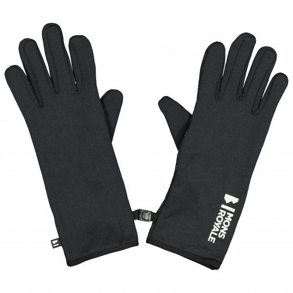 Mons Royale - Amp Wool Fleece Glove - Handschuhe Gr L schwarz