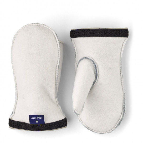 Hestra - Kid's Heli Ski Junior Liner Mitt - Handschuhe Gr 4 weiß/grau