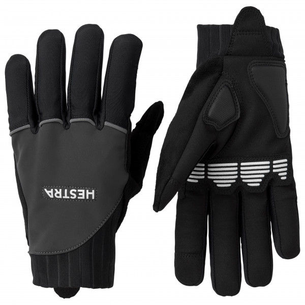 Hestra - Bike Reflective Long 5 Finger - Handschuhe Gr 6 schwarz