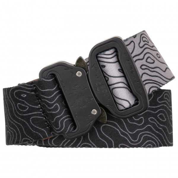 AustriAlpin - Textilgürtel Schwarz Cobra 38 - Gürtel Gr L - 110 cm grau/schwarz