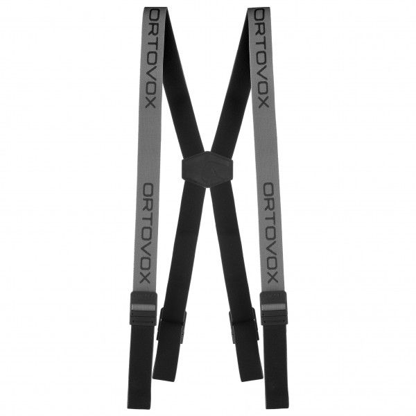 Ortovox - Ortovox Logo Suspenders - Hosenträger Gr One Size schwarz/grau