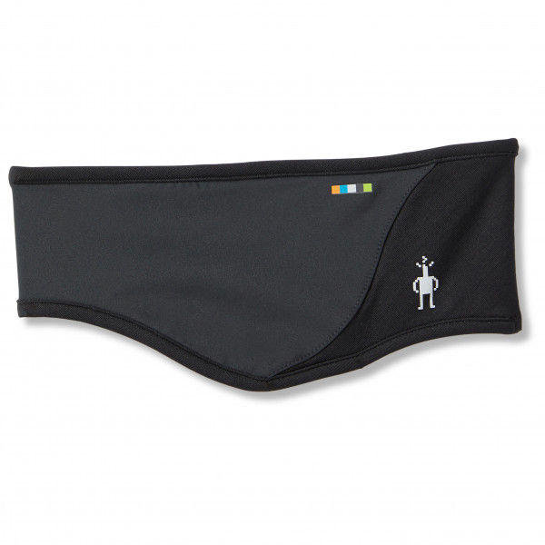Smartwool - Merino Sport Fleece Wind Headband - Stirnband Gr One Size grau/schwarz