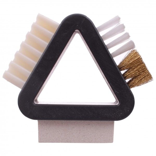 Lowa - Dreiecksbürste - Schuhpflege Gr One Size weiß