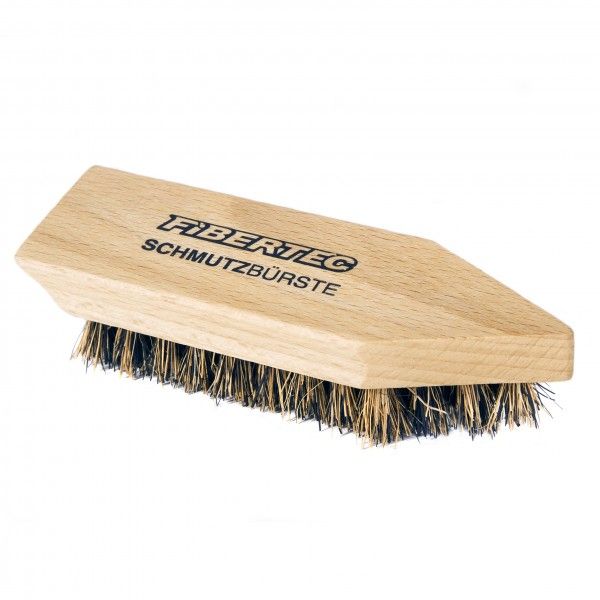 Fibertec - Schmutzbürste - Schuhpflege wood /schwarz