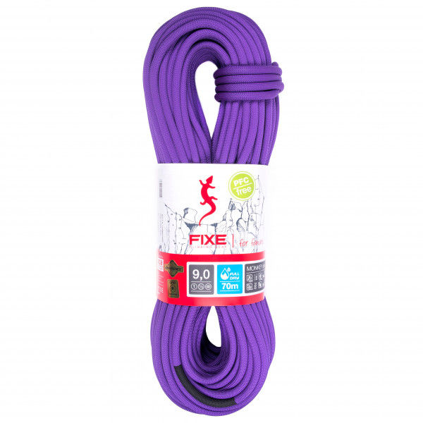 Fixe - Rope Monkey SPD Fulldry 9 mm - Einfachseil Gr 60 m lila