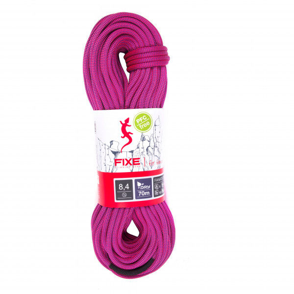 Fixe - Rope Fanatic Dry Ø 8,4 mm - Halbseil Gr 60 m rosa