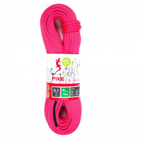 Fixe - Rope Zen Nature Ø 8,1 mm - Halbseil Gr 50 m rosa
