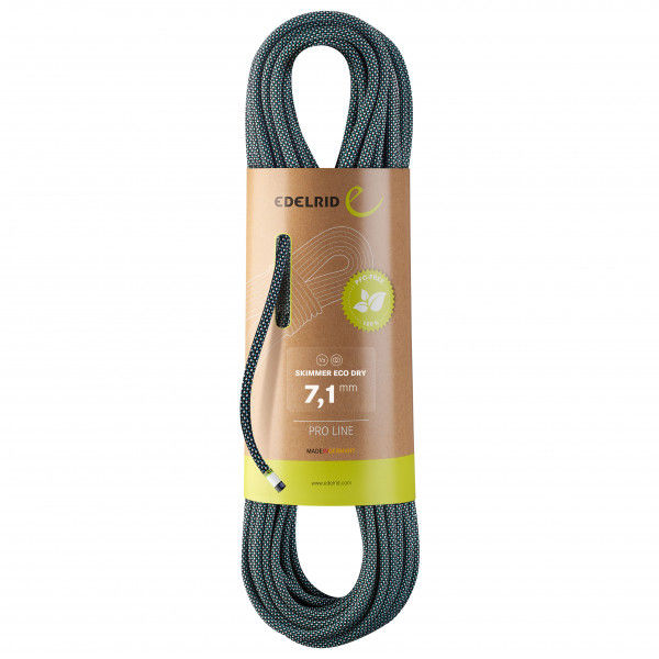 Edelrid - Skimmer Eco Dry 7,1 - Halbseil Gr 60 m beige